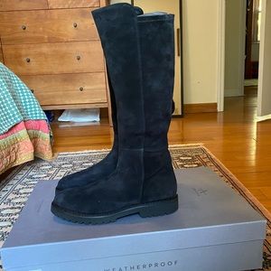 Aquatalia Mattie Tall Suede Platform boots size 10